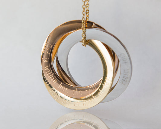 Gepersonaliseerde Schriftringen Ketting