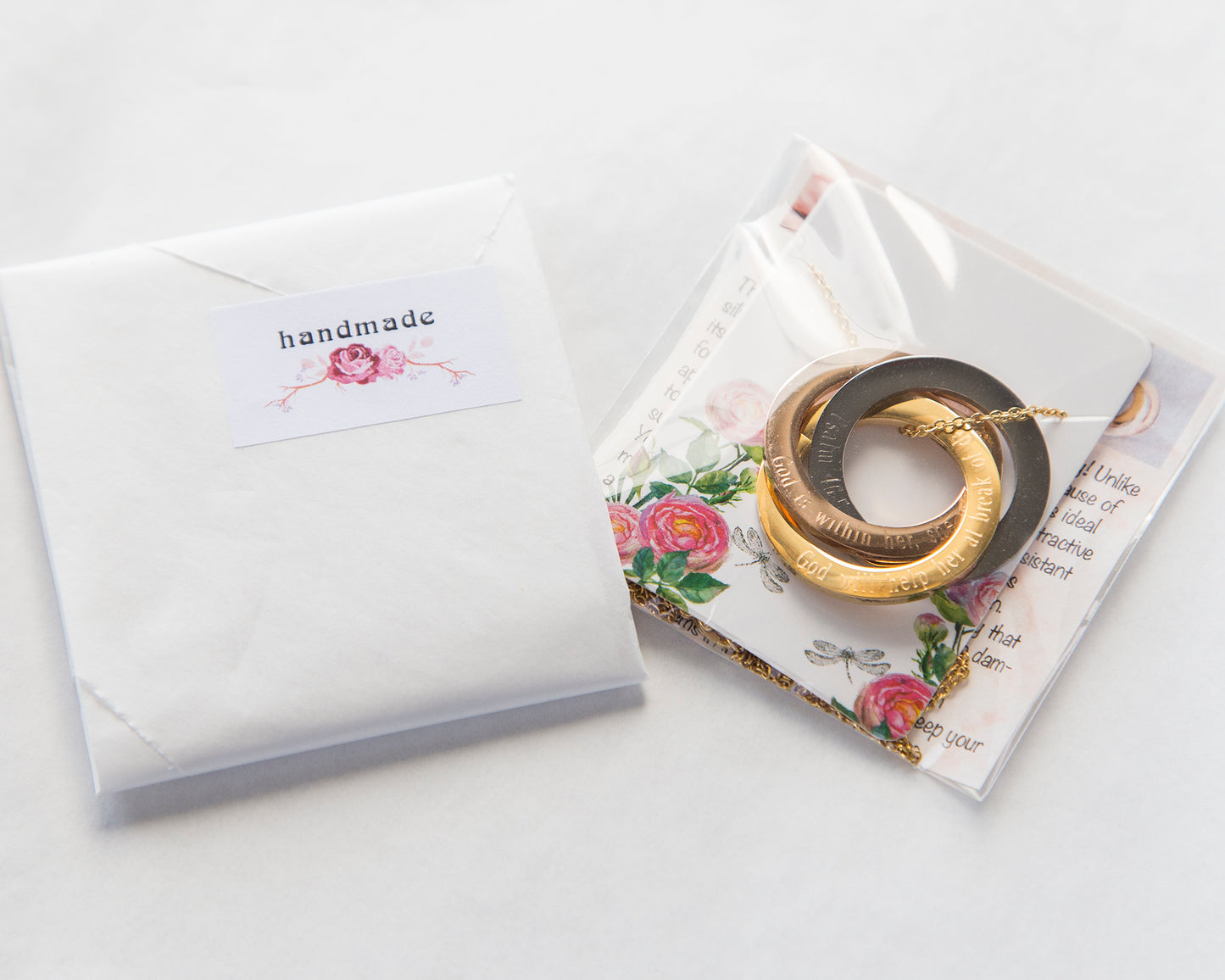 Gepersonaliseerde Schriftringen Ketting