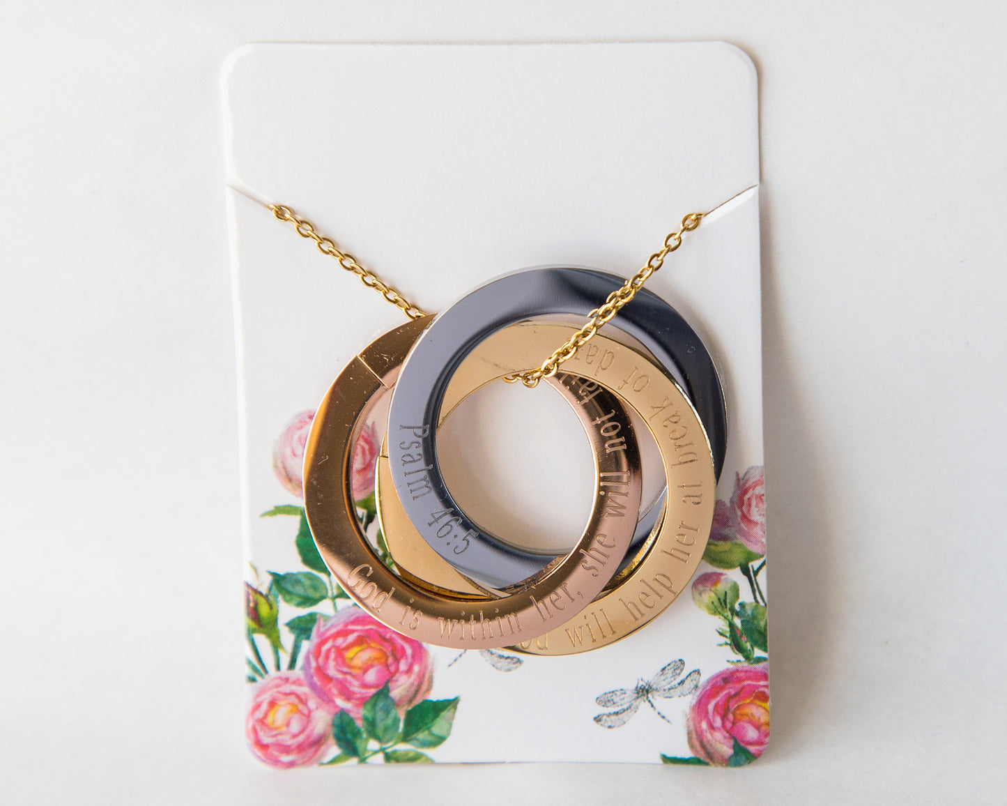 Gepersonaliseerde Schriftringen Ketting